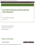 Far North Electoral Boundaries Commission /The Honourable Joyce Pelletier [2017]