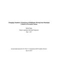 Changing chambers : experiences of politicians moving from municipal council to provincial caucus /Rachel Nauta [2017]