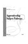Apprenticeship subject pathways [2002]