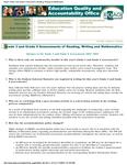 Grade 3 and grade 6 assessments of reading, writing and mathematics : changes to the grade 3 and grade 6 assessments 2001-2002