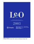 LeeO : Ontario Environment and Energy lexicon [2003]