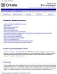 Frequently asked questions [air quality] [2002]