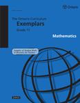 The Ontario curriculum : exemplars, grade 11 : mathematics, 2003 : samples of student work : a resource for teachers