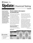 Update : provincial testing [2003]