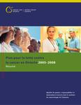 Plan pour la lutte contre le cancer en Ontario, 2005-2008 : résumé[ressource électronique] [2004]