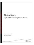 Guidelines : DQTC-CCO joint drug review process [2005]