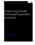 Ontario drug benefit formulary/comparative drug index. 2021 Edition 43(03 Mar 29)