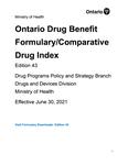 Ontario drug benefit formulary/comparative drug index. 2021 Edition 43(06  Jun 30)